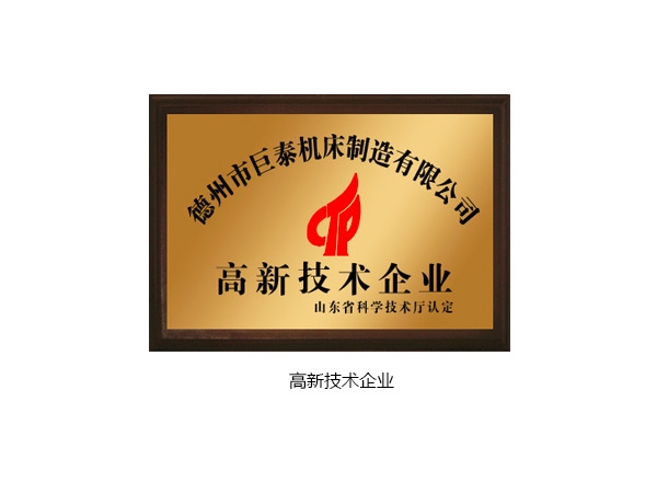 高新技术企业